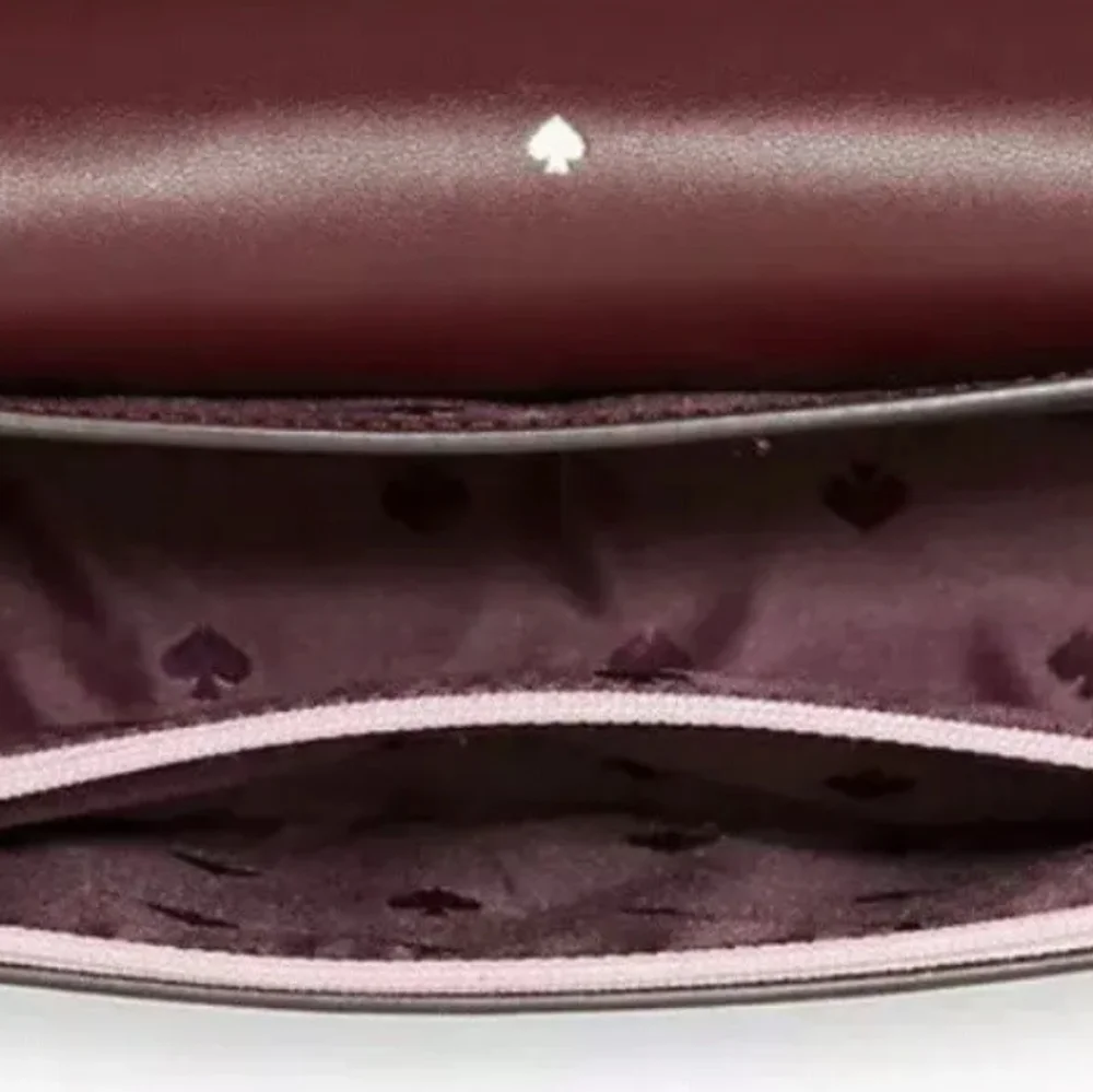 NWT Baby Pink Love Birds Crossbody Kate Spade New York Love Bag Chain Strap - Picture 13 of 16